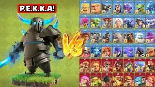 New Max P.E.K.K.A VS Every Max Troops! Clash of Clans