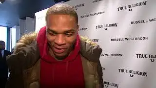 EVENT CAPSULE CLEAN - Russell Westbrook Launches His True Religion Campaign At True Religion Brookly