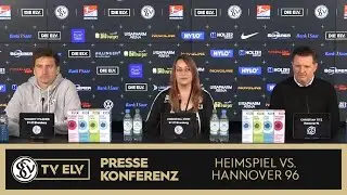 TVELV // Pressekonferenz - SV Elversberg vs. Hannover 96 / 2:2