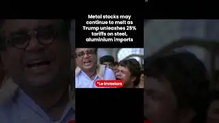 Metal stocks may continue to melt as Trump unleashes 25% tariffs on steel, aluminium imports