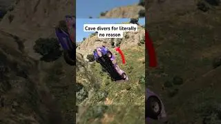 Cave divers for literally no reason in GTA 5 #shorts