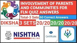 Involvements Of Parents And Communities For FLN Quiz | Nishtha Module 12 | Nishtha 3.0 | FLN 4 Quiz