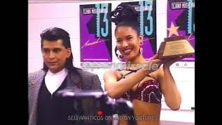 Selena Quintanilla & Pete Astudillo - Press Conference at the 1993 Tejano Music Awards (RARE CLIP)