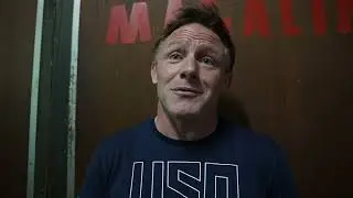 Тренер США Джо Уоррен рассказывает о третьем дне соревнований по греко-римской борьбе на чемпиона...