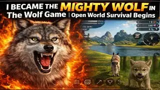 🔥I Became the Mighty Wolf in The Wolf Game | Open World Survival Begins
