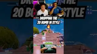 Dropping the 20 bomb in style 🔥 #romike #romike2013 #fortnite