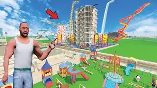 🎢Franklin Upgrade Showroom In Water Park And Play Ground For Shinchan In Indian Bike Driving 3D! 