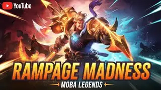 Rampage Madness: Epic High Kill Streaks in MOBA Legends! 😱 #LoL #MobileLegends #viralvideo