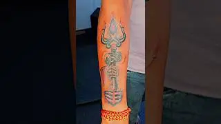 tirsul tattoo 🙏🙏🙏 #tattoos 🙏 #tirsul## #balaghat wale❣️❣️