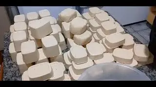 RECEITA GIGANTE COM 20 LITROS DE ÓLEO SABÃO EM BARRA