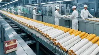 Inside a Cigarette Factory: 20,000 Cigarettes Made Per Hour | Full Process