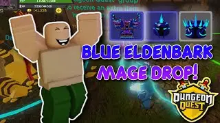 Blue Eldenbark Mage Armor Drop From Daily! | Roblox Dungeon Quest