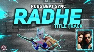 pubg mobile best edited montage || radhe title track velocity montage beat sync || PUBG MOBILE ||