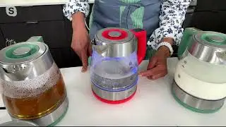 Carla Hall Sweet Heritage 1.2-Liter Mini Electric Kettle on QVC