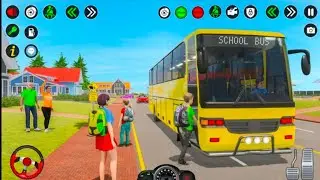 School Bus Driving Games 3D : High School Bus Driving - Androidgameplay @AndroidGamerAbhi