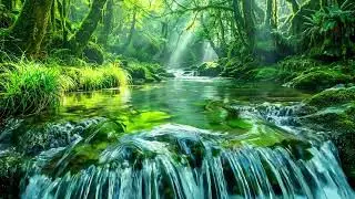 Forest Symphony of Birds Singing and Stream Flowing, Ten Hours of Relaxation and Peaceful ASMR