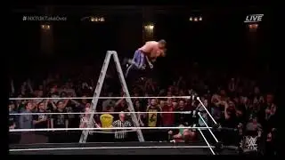 Flash Morgan Webster & Mark Andrews senton off ladder onto Wolfgang through table