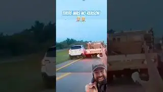 Brake checking driver gets the BEST instant karma! #baddrivers #karma  #worstdrivers #shorts