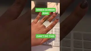 No Green Rings Here🙅🏼&zwj;♀️Augmented Reality Does It Better