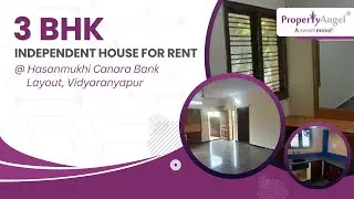3BHK Independent House for rent at Vidyaranyapura, Bangalore (9582) #vidyaranyapura #apartment #flat