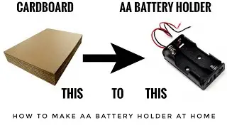 DIY AA BATTERY HOLDER