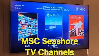 MSC Seashore TV Channels