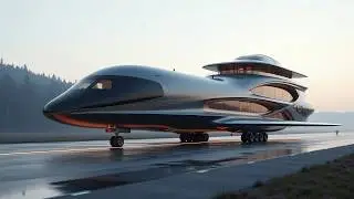 The $Million Private Jet with a Pool, Office & Master Suite Above the Clouds