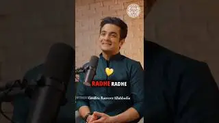 Meaning of Radhe Radhe 💛 #podcast #radhakrishna #vrindavan #radheradhe #radharani