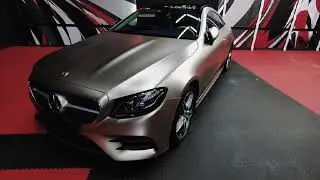Оклейка Mercedes E213 в TeckWrap - Matte Beige Linen - MT05