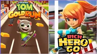 #59: RICH HERO GO vs. TOM GOLD  RUN Gameplay | Android Games #gaming #Gameclip #Gameplay