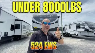 A 24' 5th wheel UNDER 8000LBS.   WHAT?  Check it out