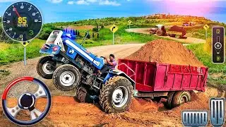 Cargo Tractor Trolley Farming Simulator - Offroad Heavy Transporter Driving 2023 - Android GamePlay