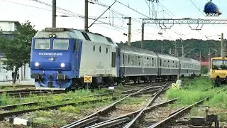 Trenul Regio Express Sighetu Marmației-București Nord/Cluj în Gara Beclean pe Someș - 03 August 2025