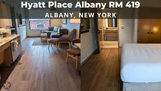 Hyatt Place Albany, NY (RM. 419 Accessible King Suite Room Tour)