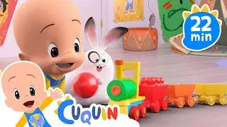 Tren de colores | ¡¿Coches en los cubos de colores?! 🚗▶️ y más vídeos de Cuquín