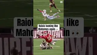 Dylan Raiola shovel pass while falling 😮