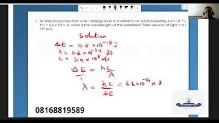 Physics SSCE Exam Question Solutions