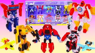 ASMR Unboxing Transforming Vehicles: Airplane, Tank & Car Turning Into Robots | Review Toys