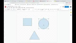Grouping Shapes in Google Drawings