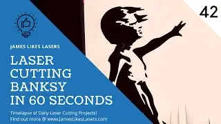 Day 42:  Laser Cutting a Banksy Halloween Costume