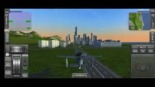 City landing 🛬 fully breakdown 😮#turbopropflightsimulator#aviation 