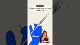 Cargando una jeringa carpule 💉 #shorts #jeringa #jeringacarpule #odontologia #anestesialocal