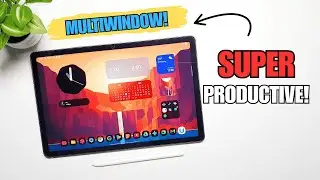 Multitasking on Galaxy Tab S10 FE is a Productivity Powerhouse!