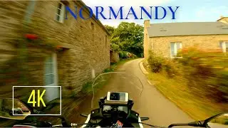 Riding the Cotentin Roads of Normandy - 4K Travel Tour