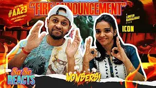 UNEXPECTED💥| AA23 Announcement REACTION | Allu Arjun | Lokesh Kanagaraj | Anirudh | SaSeReacts