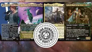Squall v Hearthhull v Aragorn v Lathril | EDH Gameplay | OneHundredthCardEDH