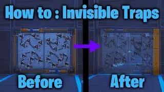 Fortnite Creative - How To Make Invisible/Transparent/Fake Traps (Tutorial/Method)