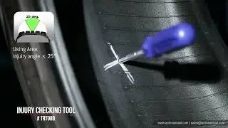 Combination Repair Unit Kit, Tire Repair Patch Plug/Tool for Auto Car Truck Motorcycle Bike