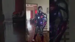 My iron man mk85 v3 suit test #ironman #marvel #cosplay