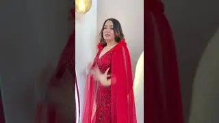 Party wear 2 pc set with heavy hand work on blouse with designer sleeves with skirt